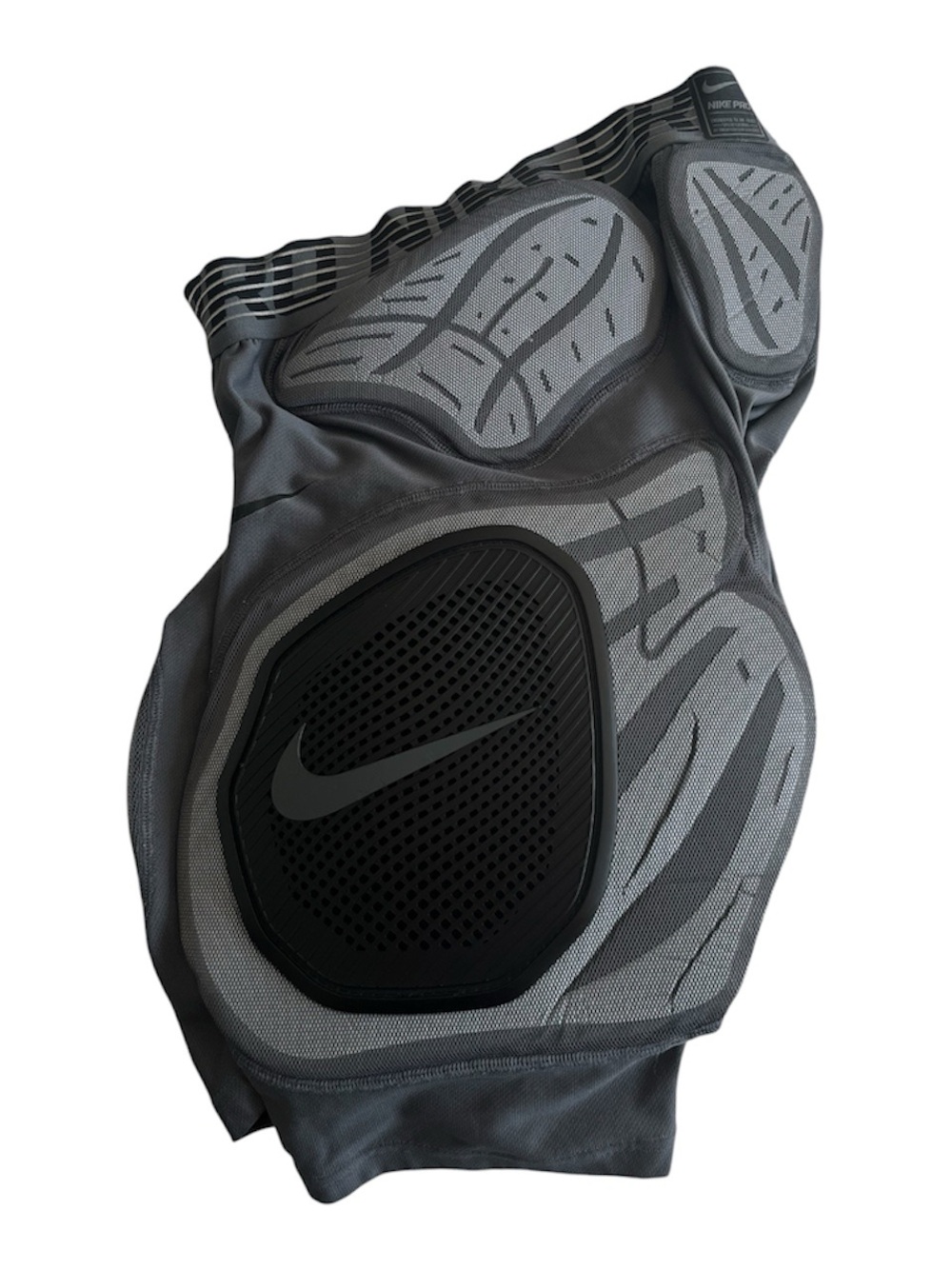 Nike Pro Hyperstrong Padded Compression Shorts Mens XL Gray Football Girdle
